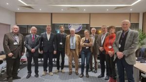 Fanny Guyomarc'h avec le jury de l'Association pour les Recherches sur l'Économie Agroalimentaire